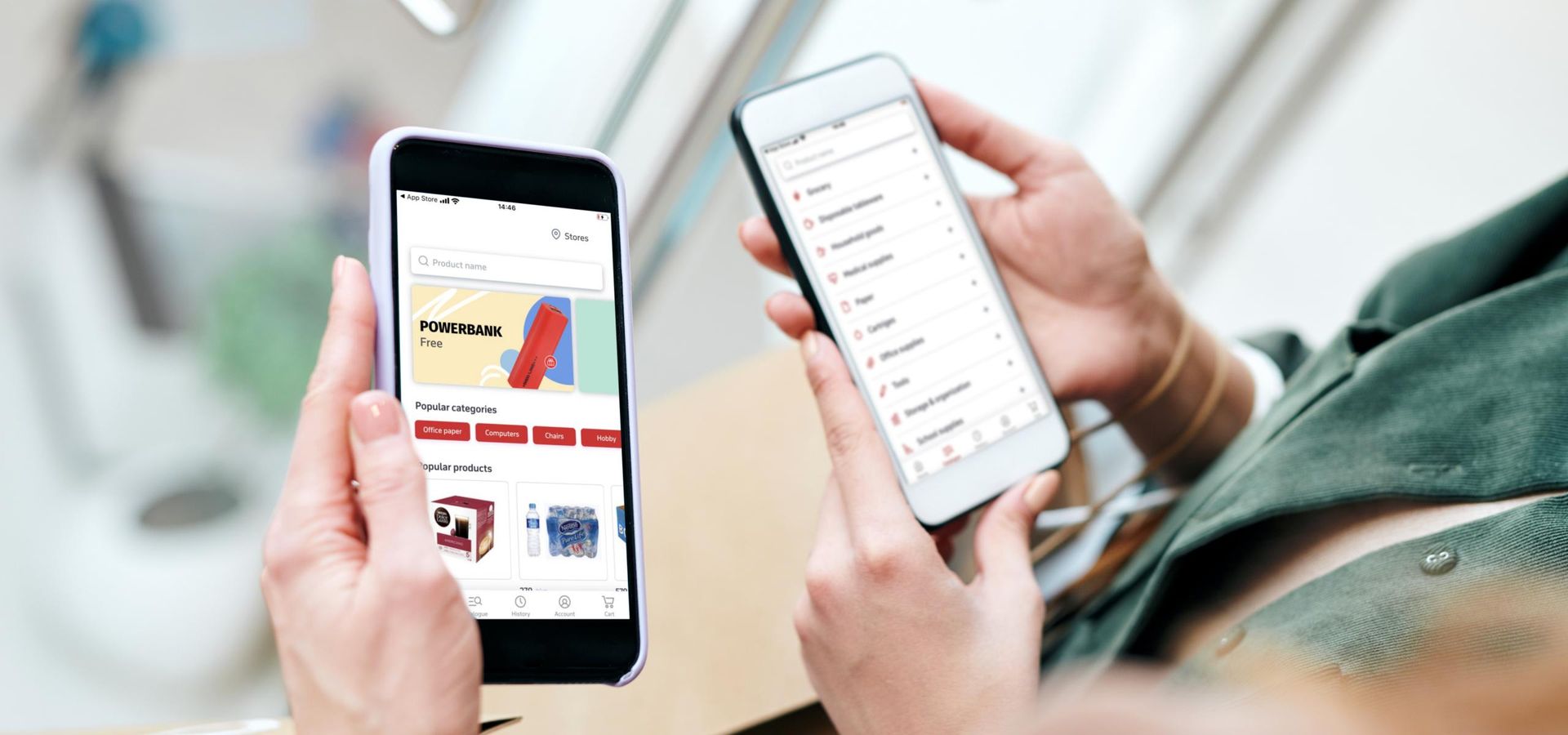 An SAP Commerce-integrated mobile app for a retail chain